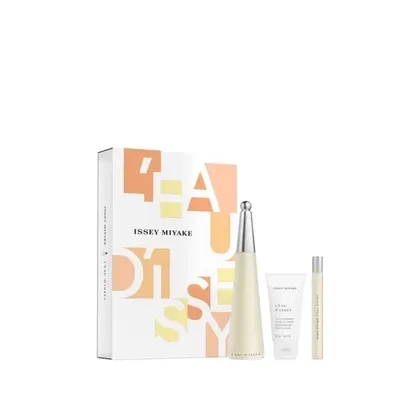 Zdjęcie Issey Miyake L'Eau D'Issey L'Eau D'Issey Edt 100Ml + L'Eau D'Issey Body Lotion 50Ml + L'Eau D'Issey Edt Purse Spray 10Ml Zestaw zapachowy 1 szt.