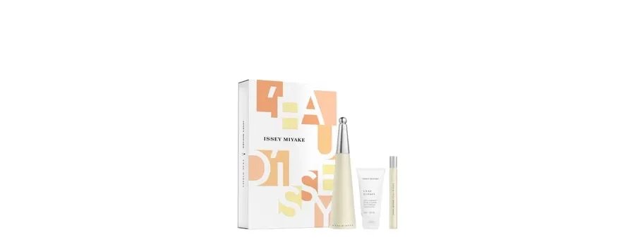 obrazek 1 Issey Miyake L'Eau D'Issey L'Eau D'Issey Edt 100Ml + L'Eau D'Issey Body Lotion 50Ml + L'Eau D'Issey Edt Purse Spray 10Ml Zestaw zapachowy 1 szt.
