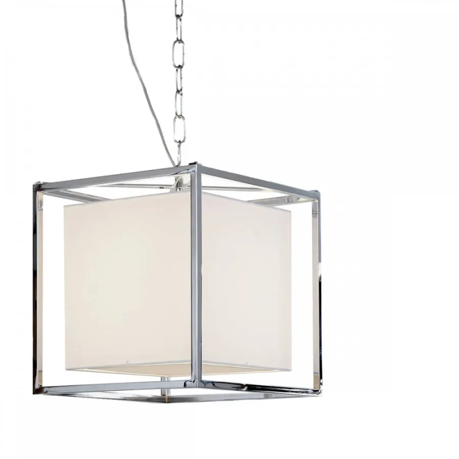 obrazek 3 Kwadratowa lampa wisząca H.100xL.32xP.32 cm