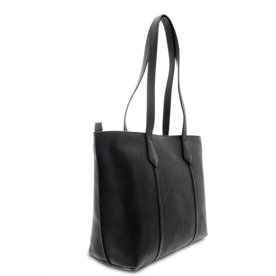 obrazek 2 Elegancka czarna shopperka ze skóry - Giudi