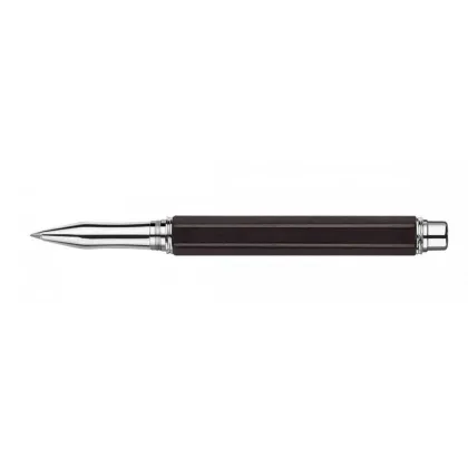 Picture Silver-plated and rhodium-plated Varius Ebony ballpoint pen
