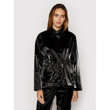 Zdjęcie Remain Kurtka z imitacji skóry Ruth RM409 Czarny Regular Fit