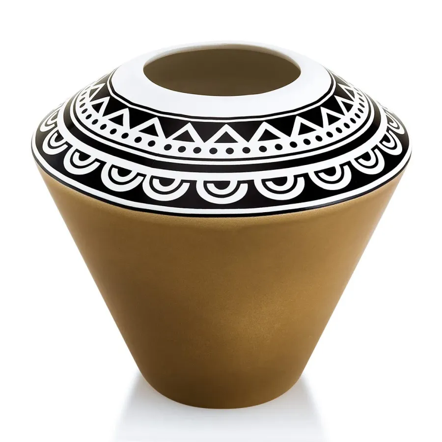 obrazek 2 Ceramiczny mały wazon z dekoracją plemienną – Ahura