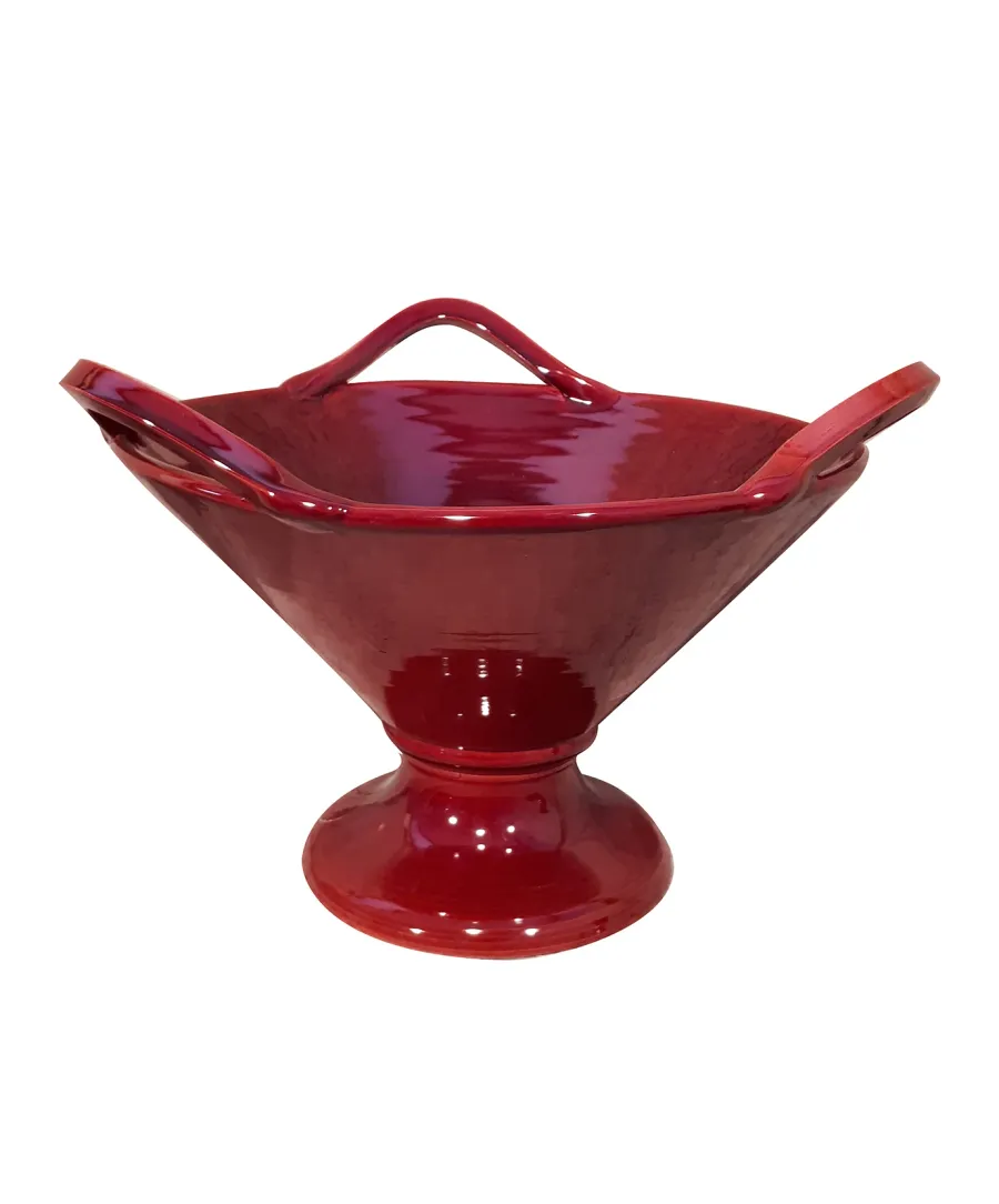 obrazek 1 Włoska ceramiczna patera z trzema uchwytami w stylu greckim