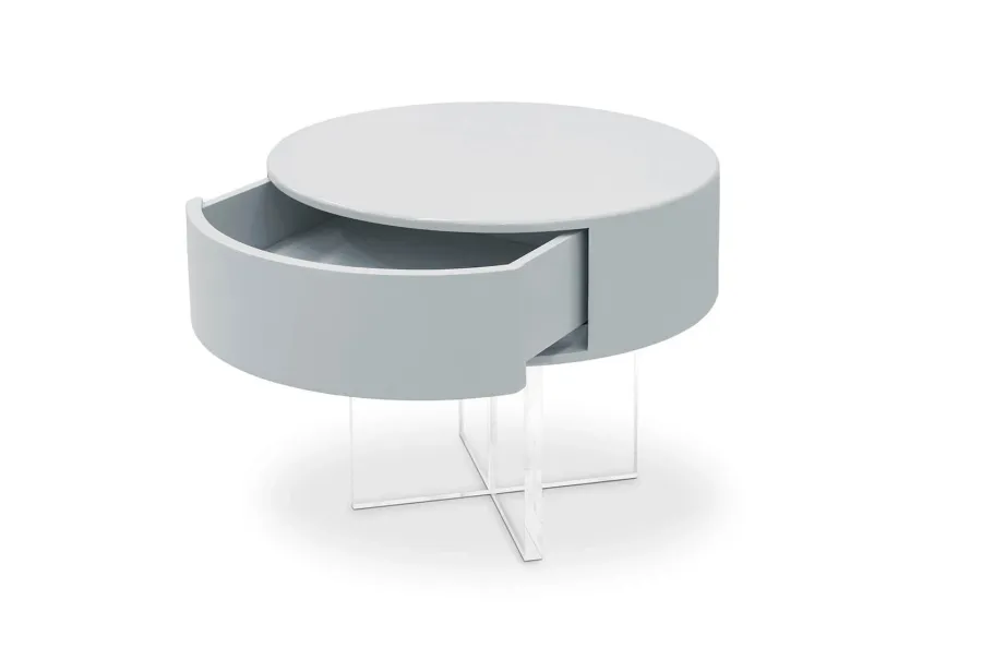 obrazek 3 Designerska szara szafka nocna dla dziecka