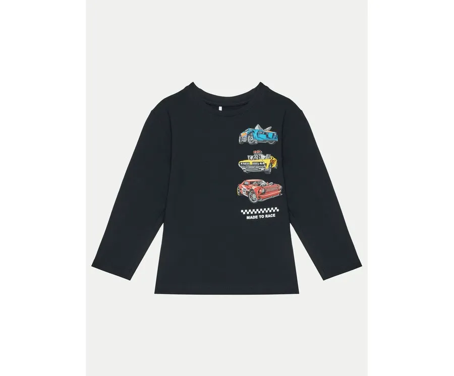 obrazek 1 NAME IT Bluzka 13238369 Czarny Regular Fit