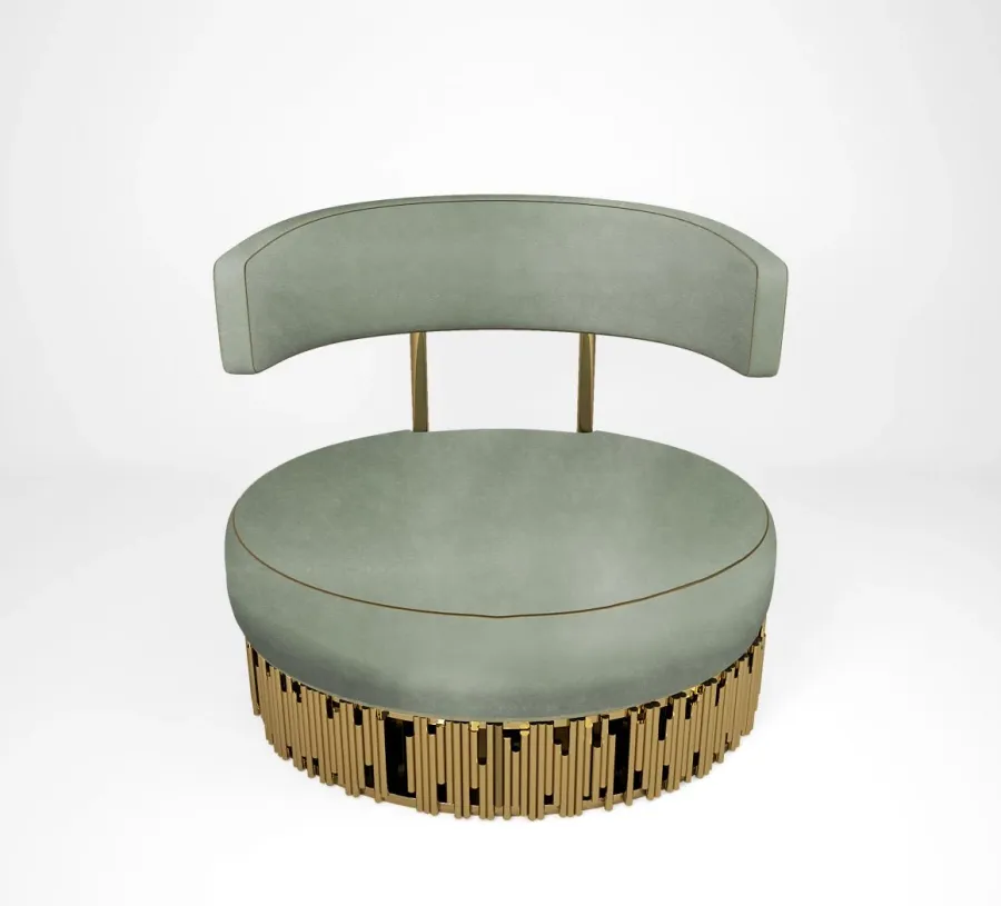 obrazek 2 Zielony stylowy fotel do salonu – Muranti