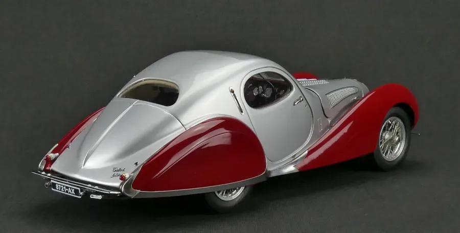 obrazek 2 Auto Talbot-Lago Coupé T150 C-SS Figoni & Falaschi “Teardrop”, 1937-39 srebrno-czerwony