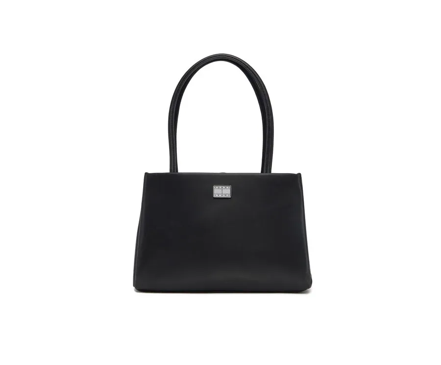 obrazek 1 Tommy Jeans Torebka Tjw American Cool Med Tote AW0AW17297 Czarny