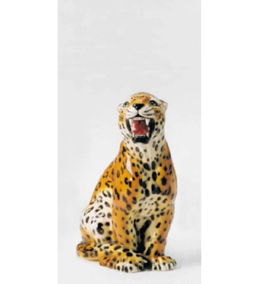 obrazek 1 Elegancki lampart wykonany z ceramiki - Il Gattopardo