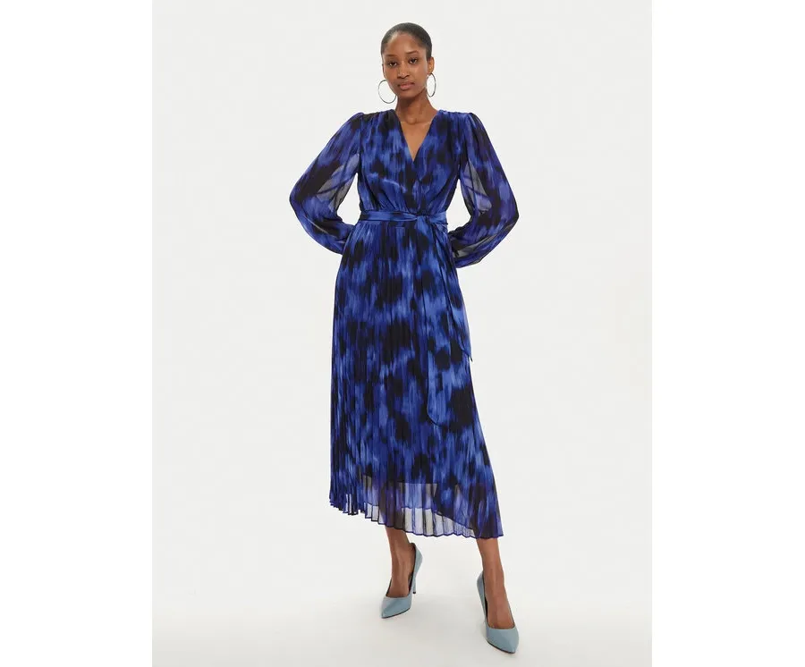 obrazek 1 Joseph Ribkoff Sukienka koktajlowa 244924 Niebieski Regular Fit