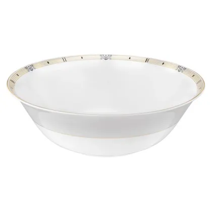 Zdjęcie Luksusowa okrągła duża porcelanowa miska – Tettau