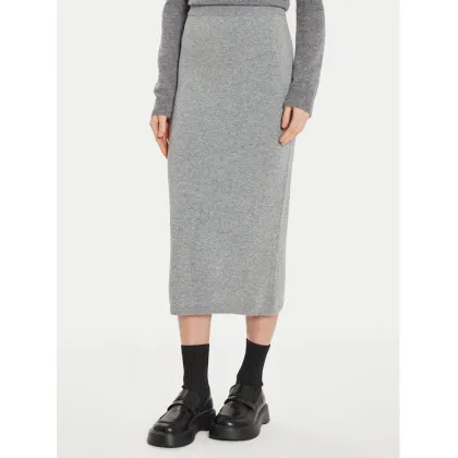 Zdjęcie ViCOLO Spódnica midi 22085S Szary Regular Fit