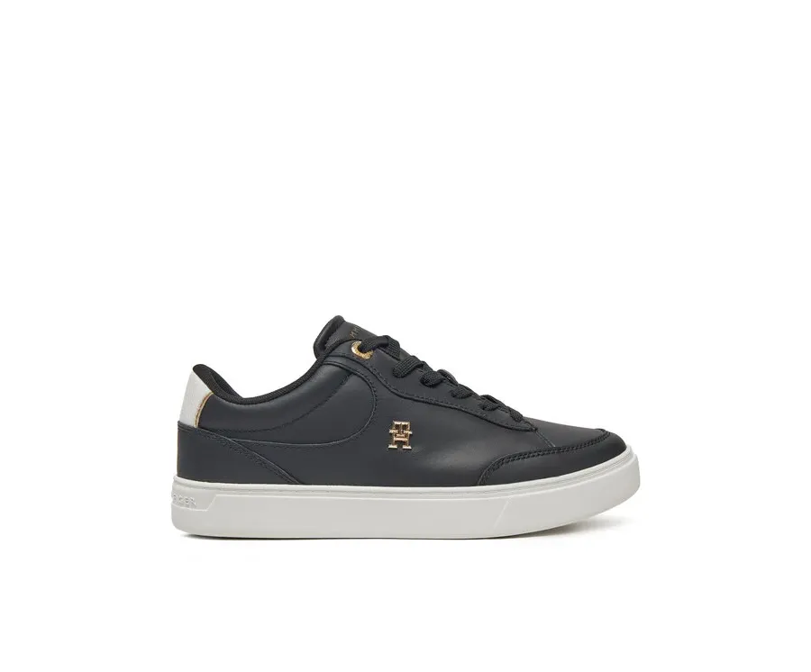 obrazek 1 Tommy Hilfiger Sneakersy Essential Chic Court Sneaker FW0FW08322 Czarny