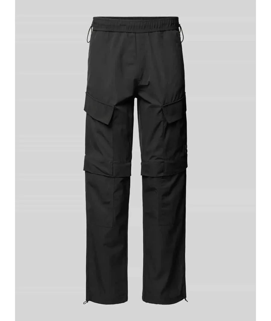 obrazek 1 Spodnie cargo o kroju regular fit z elastycznym pasem model ‘Glynn’