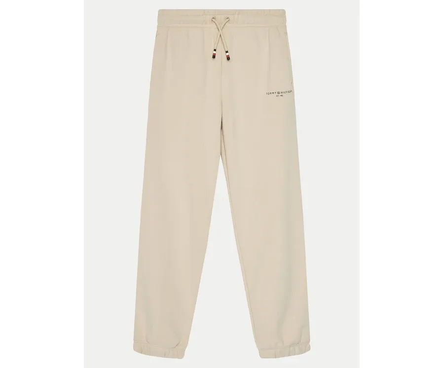 obrazek 1 Tommy Hilfiger Spodnie dresowe KS0KS00596 Beżowy Regular Fit
