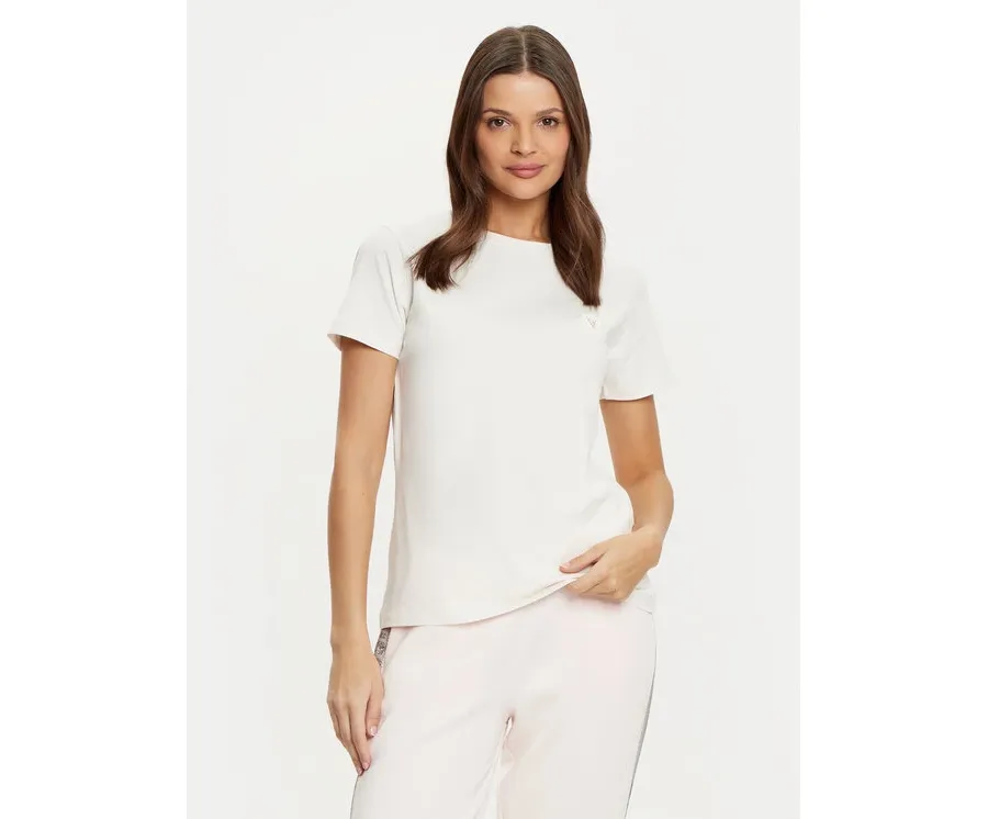 obrazek 1 Guess T-Shirt V4YI09 J1314 Écru Oversize