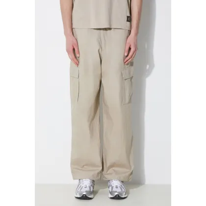 Zdjęcie Champion spodnie bawełniane kolor beżowy w fasonie cargo 220015