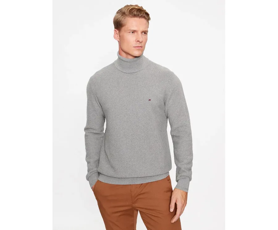 obrazek 1 Tommy Hilfiger Golf MW0MW33453 Szary Regular Fit