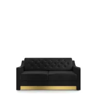 Zdjęcie Dwuosobowa sofa z kwadratowymi poduszkami na siedzisku i oparciu H.90xL.180xP.96 cm