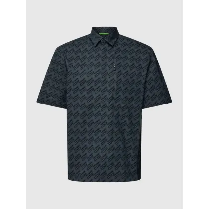 Zdjęcie Koszula casualowa o kroju regular fit z nadrukiem na całej powierzchni model ‘Bechno’