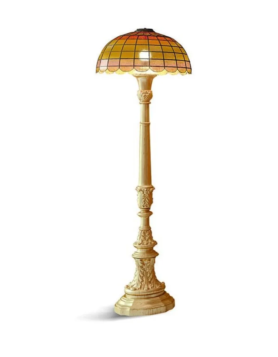 obrazek 1 Luksusowa antyczna lampa stojąca do wyjątkowego wnętrza