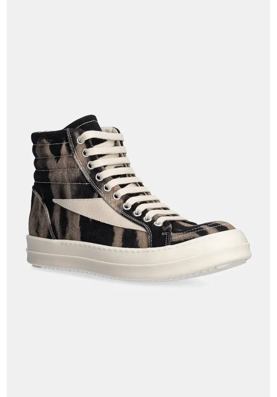 obrazek 1 Rick Owens trampki Vintage High Sneaks damskie kolor czarny DS02D2810.DBSULV