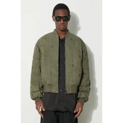 Zdjęcie Daily Paper kurtka bomber Rasal Bomber Jacket męski kolor zielony przejściowa oversize 2411128