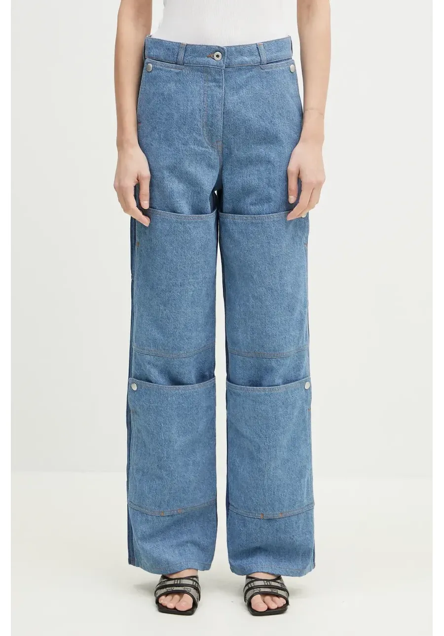 obrazek 1 Kenzo jeansy damskie high waist FF52DP2306B4.DB