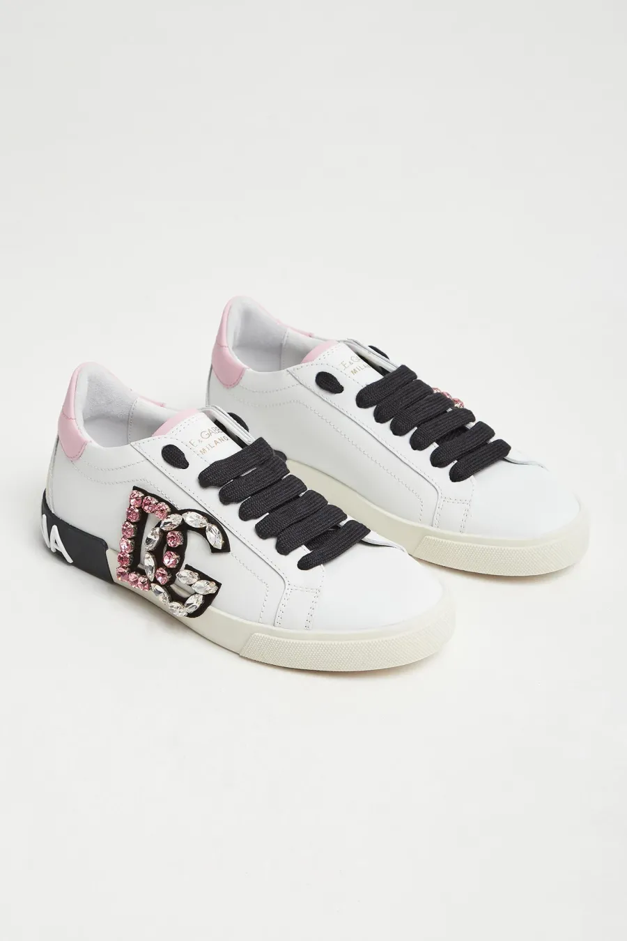 obrazek 1 Sneakersy damskie skórzane Portofino Vintage DOLCE & GABBANA Dolce & Gabbana
