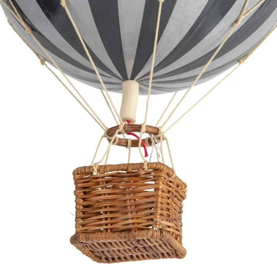 obrazek 3 Zachwycający balon ozdobny w kolorze czarno-srebrnym