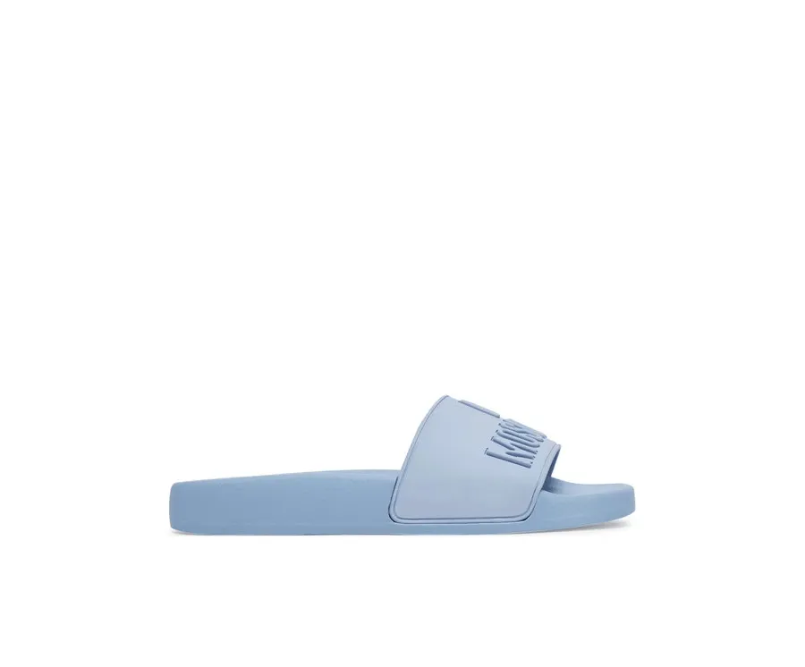 obrazek 1 LOVE MOSCHINO Klapki JA28052G1MI15712 Niebieski