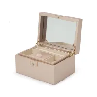 Picture Palermo Rose Gold leather jewelry box