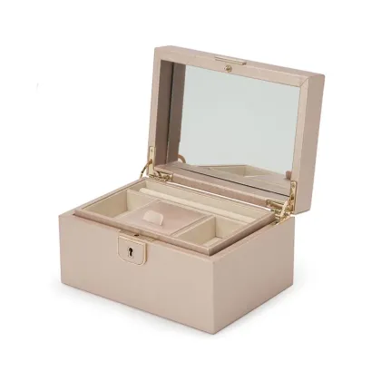 Zdjęcie Skórzany kuferek na biżuterię Palermo Rose Gold
