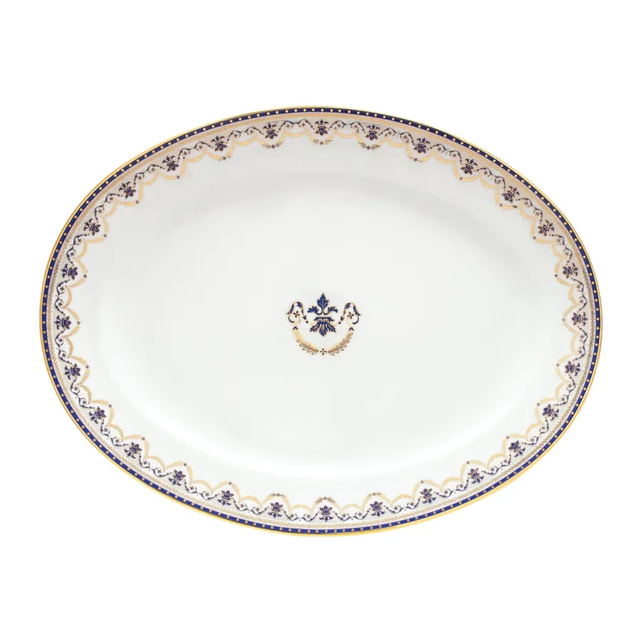 obrazek 11 Gustowna zastawa stołowa z porcelany dla 12 osobowej rodziny - Porcel