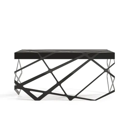 Picture Designer black desk for the living room or office