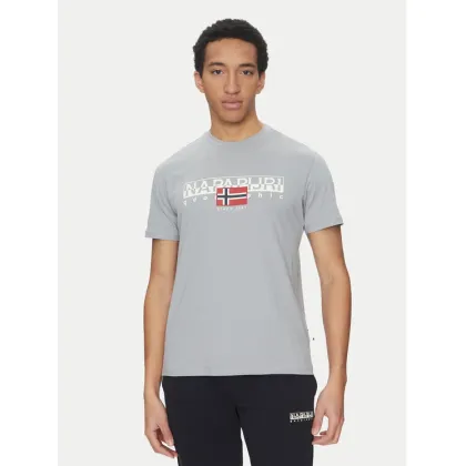 Zdjęcie Napapijri T-Shirt S-Aylmer NP0A4HTO Szary Regular Fit