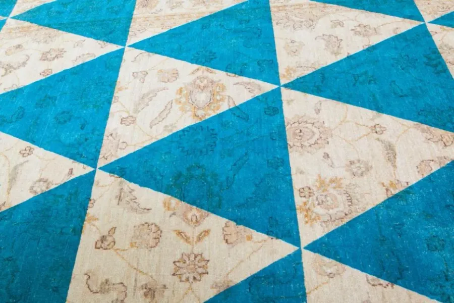 obrazek 2 Dywan o podwójnym designie - DOUBLE LAYER BLUE
