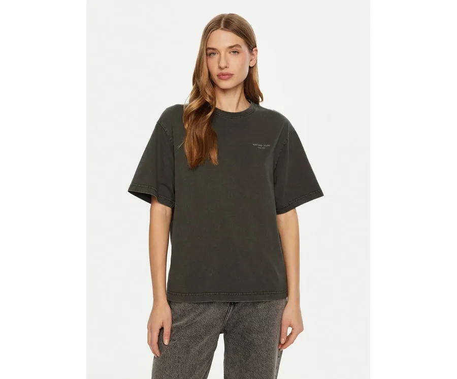 obrazek 1 Mustang T-Shirt Welby 1015943 Szary Oversize