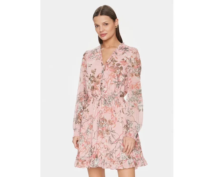 obrazek 1 Guess Sukienka codzienna Vanessa W4GK42 WDW82 Różowy Regular Fit