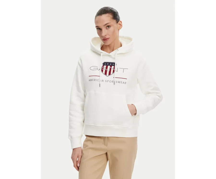 obrazek 1 Gant Bluza Archive Shield 4200276 Écru Regular Fit