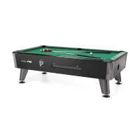 Picture Family, Classic and Elegant Black Pool Table - FAS