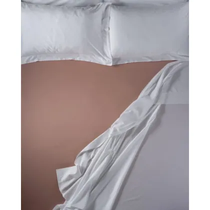 Zdjęcie Włoskie prześcieradło Melba w kolorze łososiowym