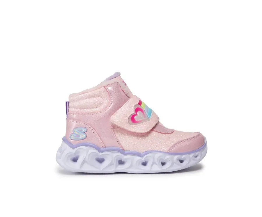 obrazek 1 Skechers Sneakersy Heart Lights Brilliant Rainbow 302669L/PKLV Różowy