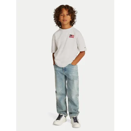 Zdjęcie Tommy Hilfiger T-Shirt KB0KB09531 S Szary Regular Fit