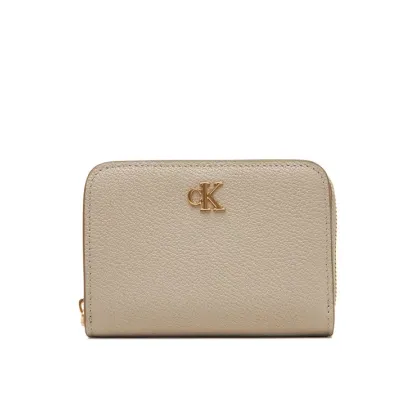 Zdjęcie Calvin Klein Mały Portfel Damski Minimal Monogrm Lthr Med Flap Zi LV04F1064G Brązowy