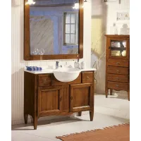 Picture Beautiful bathroom cabinet with 2 doors and 2 drawers - Zanini