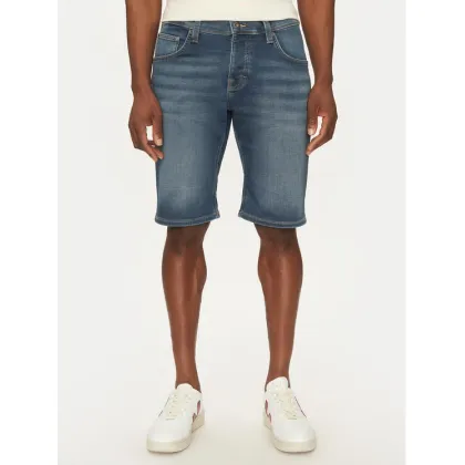 Zdjęcie Mustang Szorty jeansowe Chicago 1007754 Niebieski Slim Fit