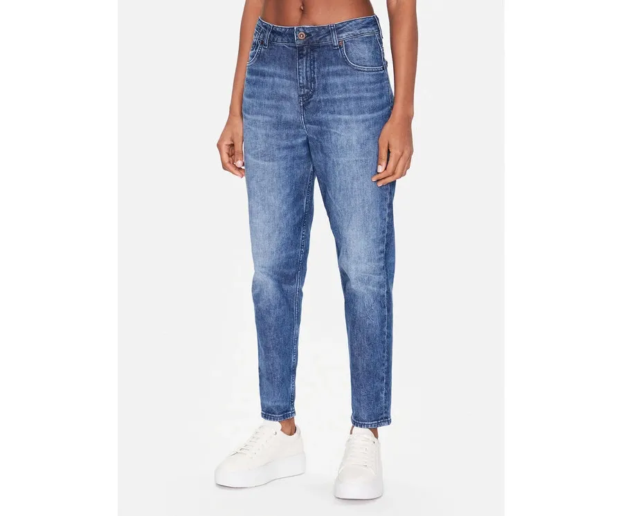 obrazek 1 Mustang Jeansy Charlotte 1013597 Granatowy Mom Fit