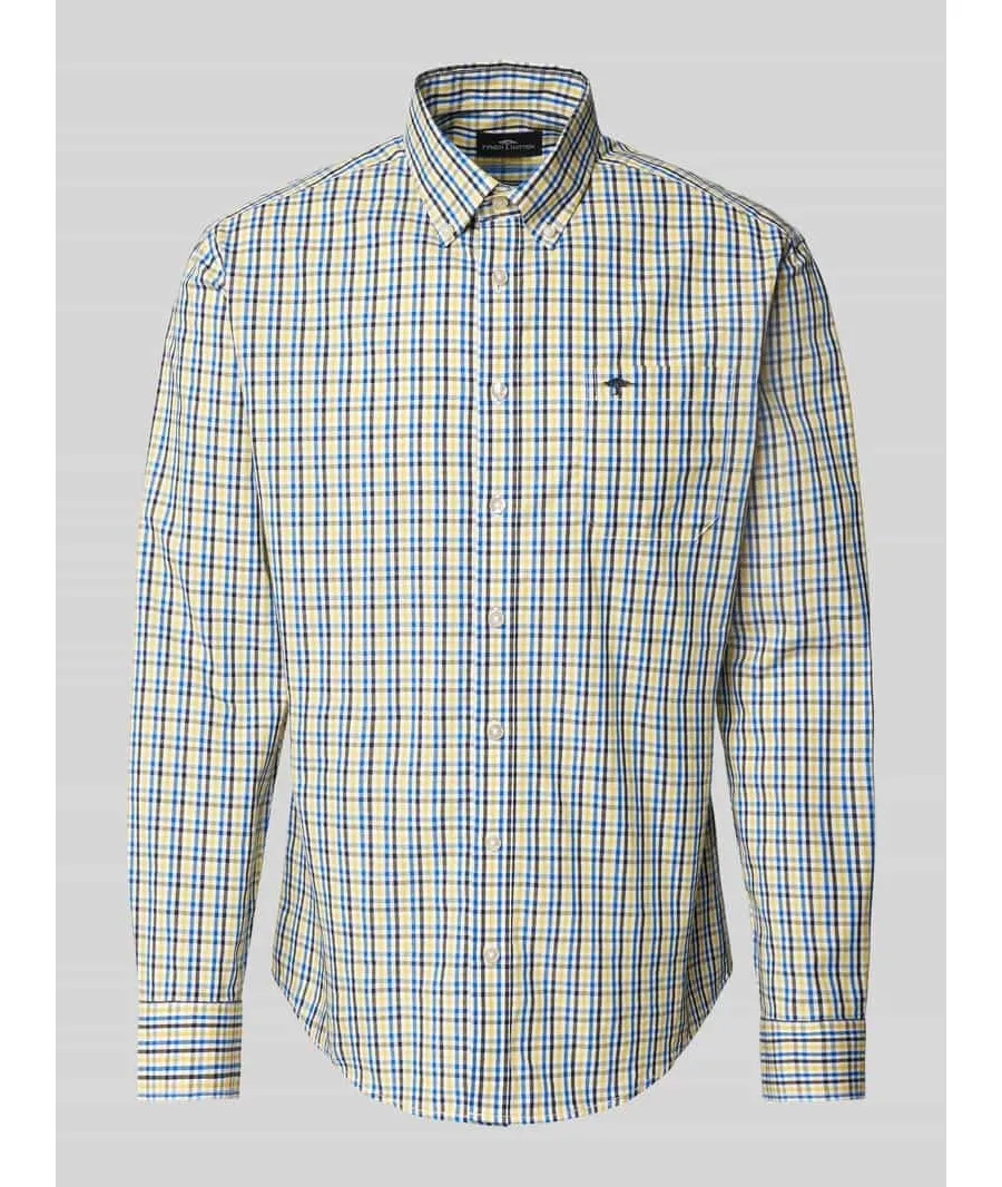 obrazek 1 Koszula casualowa o kroju regular fit z kołnierzykiem typu button down